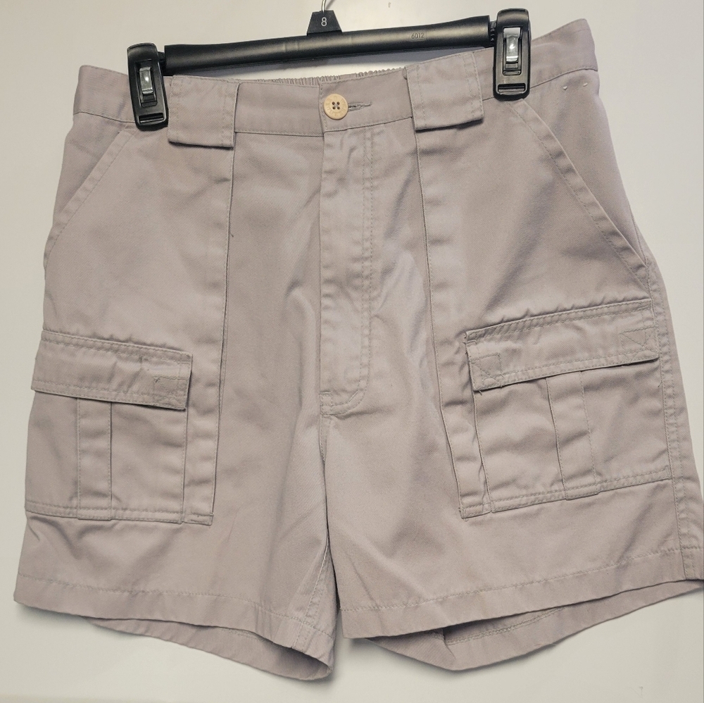Men's Weekend Traveler Gray Size 36 w/ Stretch Back Waist Shorts
